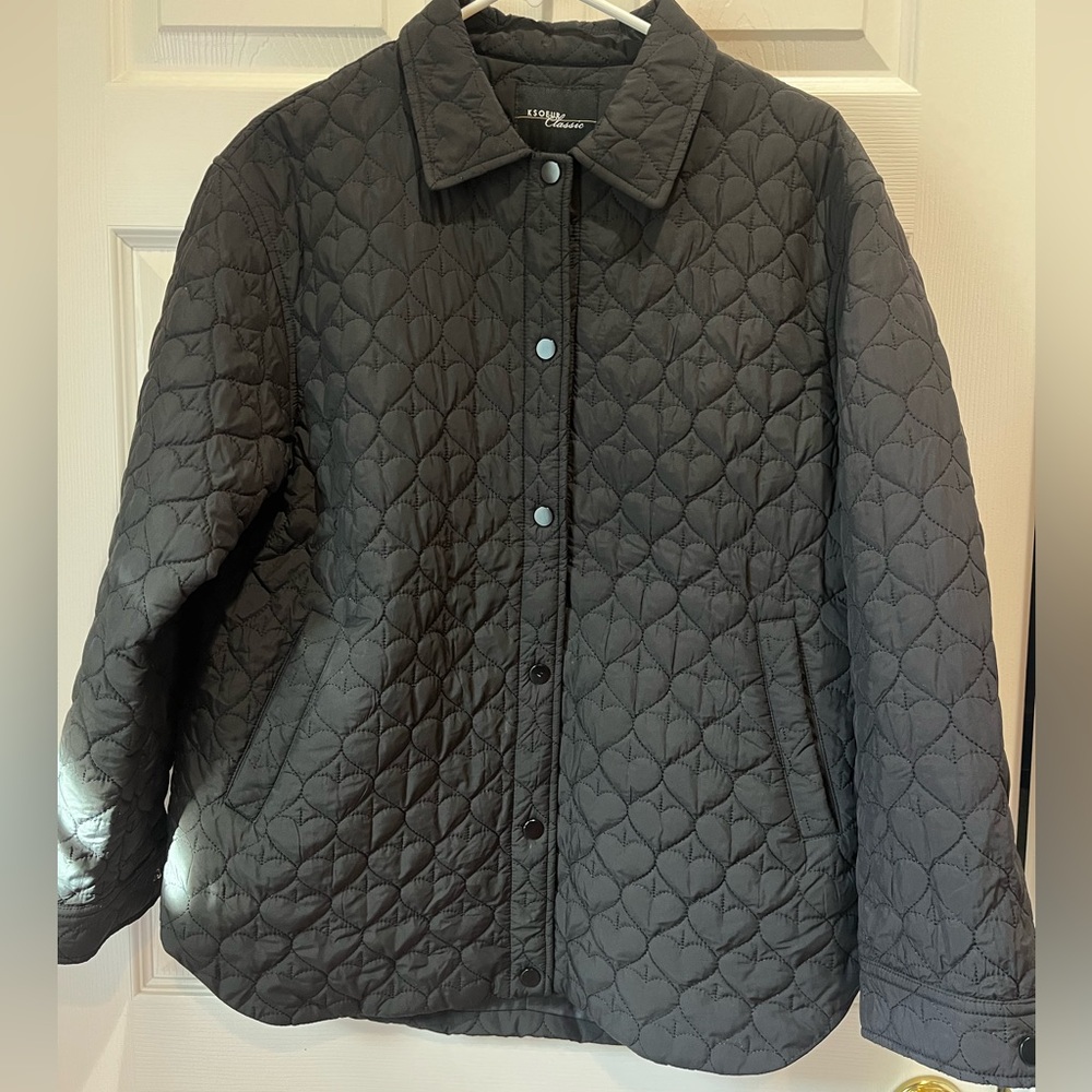 Women's Black Quilted Jacket